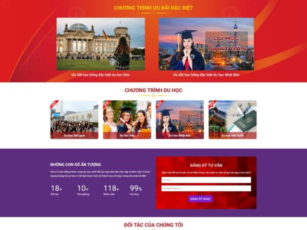 Theme wordpress dịch vụ du học 6