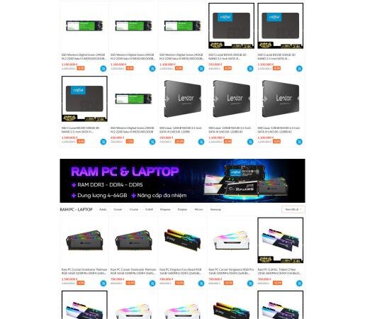 Theme wordpress máy tính giống memoryzone