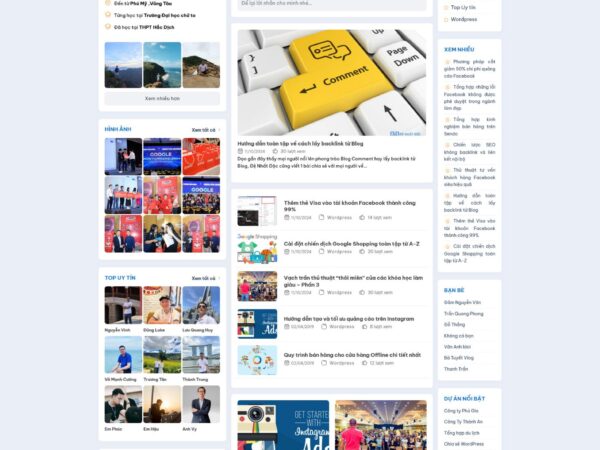 Theme wordpress blog cá nhân chuẩn đẹp